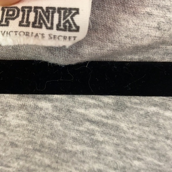 Pink by Victoria’s Secret short sleeve gray Tshirt - Picture 2 of 5